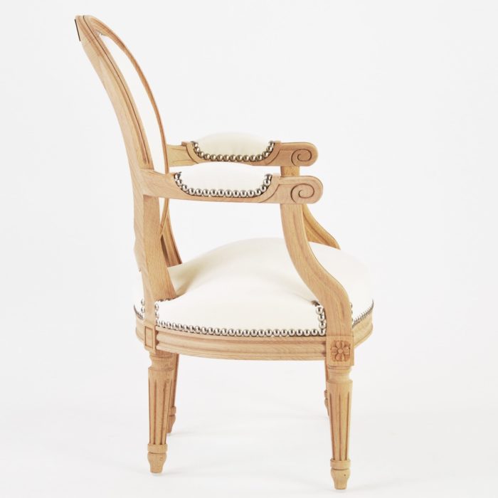 Fauteuil Médaillon Louis XVI enfant à garnir - Néo Sièges