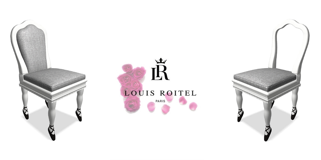 Chaise luxe haut de gamme personnalisable ballerine faite à la main louis roitel